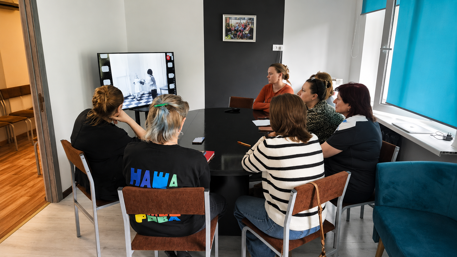 A session with the project's trainees